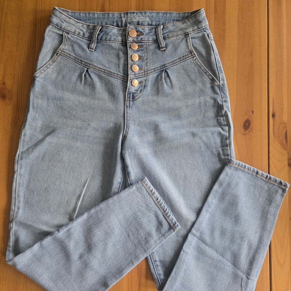 Women's High-Waisted Tapered Mom Jeans